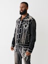 BW x TR BIG T FLAME TRUCKER JACKET