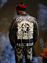 BW x TR BIG T FLAME TRUCKER JACKET
