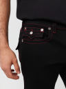 JEANS RECTOS RICKY CON COSTURA CON AGUJA SIMPLE Y SOLAPA