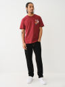 JEANS RECTOS RICKY CON SOLAPA Y COSTURA BIG T