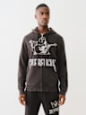 VINTAGE BUDDHA ZIP HOODIE