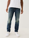 JEANS SKINNY ROCCO 32” CON COSTURA CON AGUJA SIMPLE ROJA