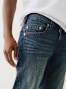JEANS SKINNY ROCCO 32” CON COSTURA CON AGUJA SIMPLE ROJA