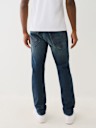 JEANS SKINNY ROCCO 32” CON COSTURA CON AGUJA SIMPLE ROJA