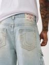 LIGHT WASH BAGGY CARGO JEAN
