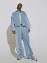 FRAYED BIG T BAGGY JEAN 
