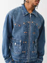 RIVET BIG T WESTERN DENIM JACKET 