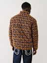 EMBROIDERED HORSESHOE PUFFER JACKET