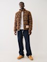 EMBROIDERED HORSESHOE PUFFER JACKET