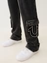 STUDDED CARGO SWEAT PANT