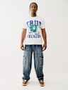 SHOEY FLOCKED LOGO TEE