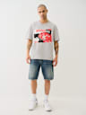 HEAVYWEIGHT TORN LOGO TEE