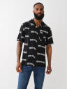 MONOGRAM LOGO CAMP COLLAR SHIRT