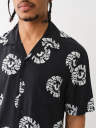 SWIRL LOGO CAMP COLLAR SHIRT