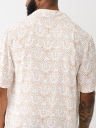 HORSESHOE STITCH CAMP COLLAR SHIRT