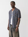 HORSESHOE STITCH CAMP COLLAR SHIRT