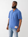 CAMP COLLAR SHORT SLEEVE SHIRT