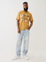 BOBBY WARPED PUFF PRINT BAGGY JEAN