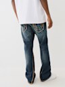 JOEY PICK STITCH FLAP FLARE JEAN 