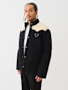 WESTERN DENIM PUFFER JACKET