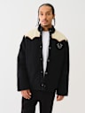 WESTERN DENIM PUFFER JACKET