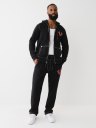 BIG T CROSS STITCH SWEAT PANT
