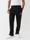 BIG T CROSS STITCH SWEAT PANT