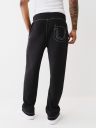 BIG T CROSS STITCH SWEAT PANT