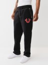 BIG T CROSS STITCH SWEAT PANT