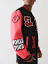 CHENILLE LOGO PATCH VARSITY JACKET
