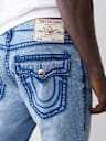 RICKY ROPE STITCH FLAP STRAIGHT JEAN