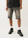 RICKY MARLED SUPER T FRAYED SHORT