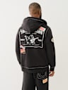 BIG T PATCH ZIP HOODIE