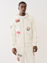 BIG T PATCH ZIP HOODIE