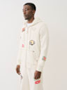 BIG T PATCH ZIP HOODIE