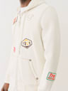 BIG T PATCH ZIP HOODIE