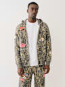 BIG T BUDDHA CAMO ZIP HOODIE