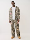 BIG T BUDDHA CAMO ZIP HOODIE