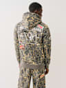BIG T BUDDHA CAMO ZIP HOODIE