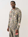 BIG T BUDDHA CAMO ZIP HOODIE