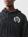 MINERAL WASH BUDDHA FACE HOODIE 
