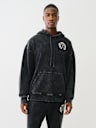 MINERAL WASH BUDDHA FACE HOODIE 