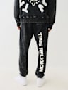 MINERAL WASH BUDDHA FACE JOGGER