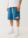 BELTED NYLON TRUE FLAG SHORT