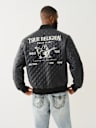 QUILTED FIGHTER BOMBER JACKET