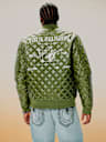 QUILTED FIGHTER BOMBER JACKET