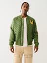 QUILTED FIGHTER BOMBER JACKET