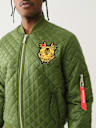 QUILTED FIGHTER BOMBER JACKET