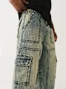 DENIM BIG T CARGO PANT