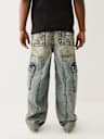 DENIM BIG T CARGO PANT